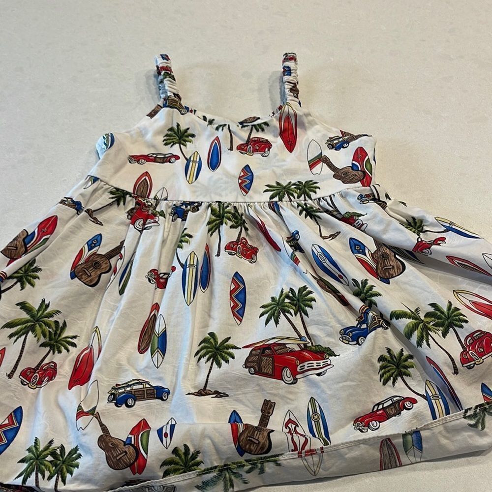 Pacific legends apparel Hawaiian dress little girl size 3-4.  So cute surfboards
